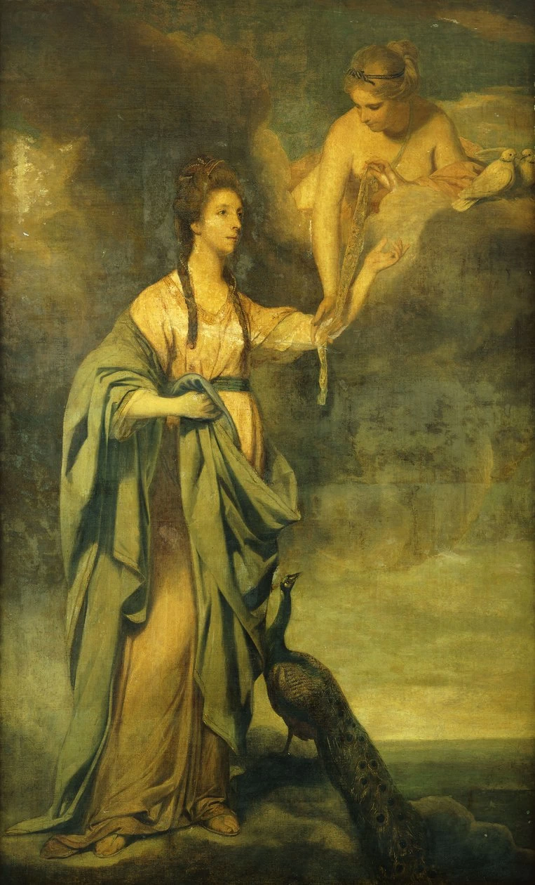 Ritratto di Annabella, Lady Blake come Giunone che riceve il cesto da Venere